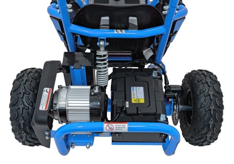 Pojazd Gokart Elektryczny MIGHTY Niebieski