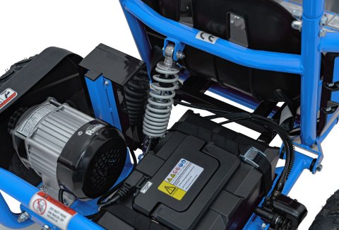 Pojazd Gokart Elektryczny MIGHTY Niebieski
