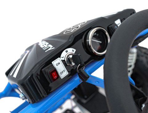 Pojazd Gokart Elektryczny MIGHTY Niebieski