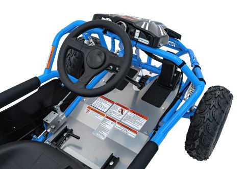 Pojazd Gokart Elektryczny MIGHTY Niebieski