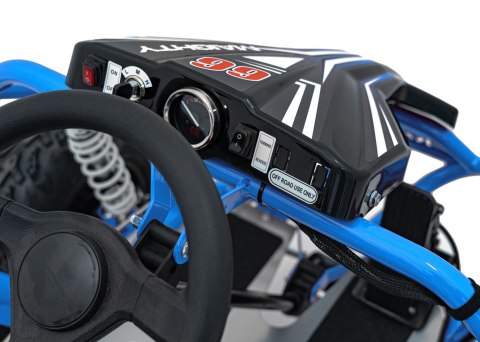 Pojazd Gokart Elektryczny MIGHTY Niebieski