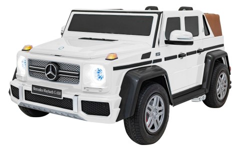 Pojazd Mercedes Benz MAYBACH G650 Biały