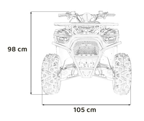Pojazd Quad Spalinowy 120CC DISCOVERER Czerwony