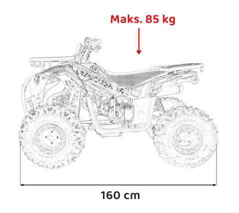 Pojazd Quad Spalinowy 120CC DISCOVERER Żółty