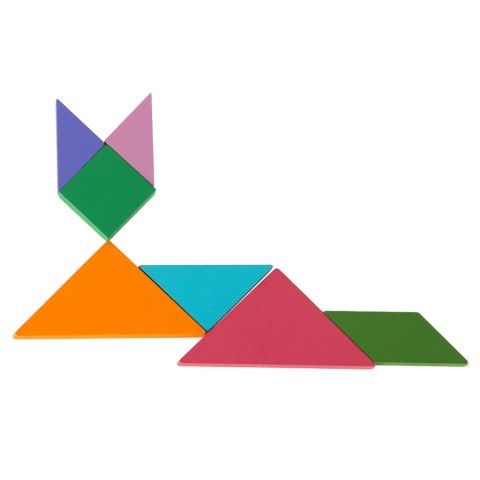 Tangram książeczka magnetyczna układanka klocki 3D