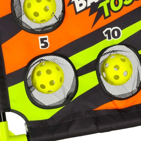 Gra zrecznościowa rzucanie do celu piłeczkami idealna do zabawy w ogrodzie