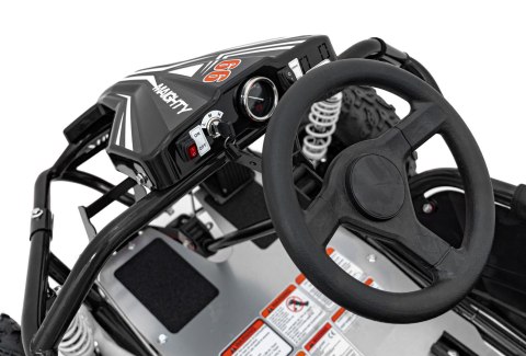 Pojazd Gokart Elektryczny MIGHTY Czarny