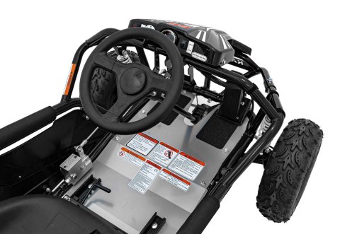 Pojazd Gokart Elektryczny MIGHTY Czarny