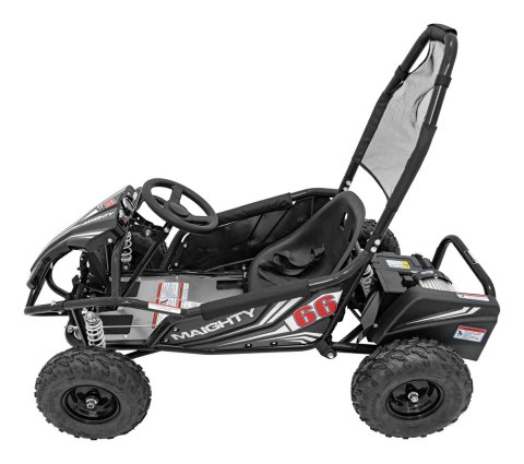 Pojazd Gokart Elektryczny MIGHTY Czarny