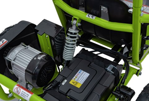 Pojazd Gokart Elektryczny MIGHTY Zielony