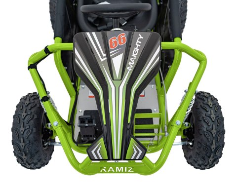 Pojazd Gokart Elektryczny MIGHTY Zielony