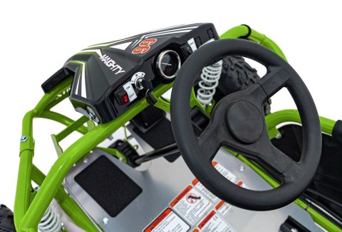 Pojazd Gokart Elektryczny MIGHTY Zielony