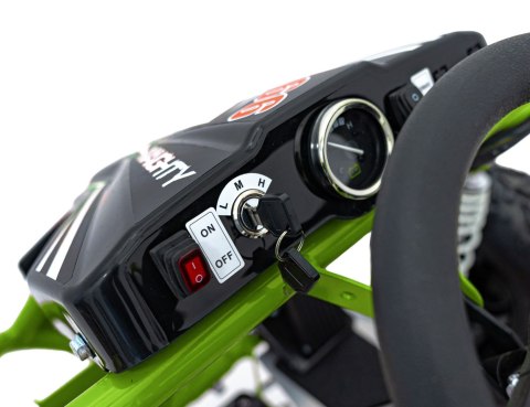 Pojazd Gokart Elektryczny MIGHTY Zielony