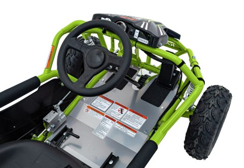 Pojazd Gokart Elektryczny MIGHTY Zielony