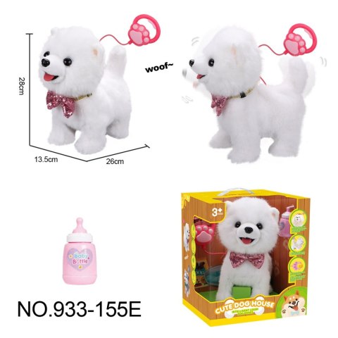 Interaktywny Pies Biały