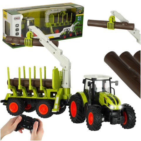 Traktor RC ciągnik rolniczy z podnośnikiem 2,4G 3,7V 500mAh