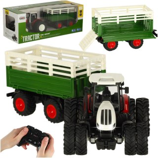 Traktor RC ciągnik rolniczy z przyczepą 2,4G 3,7V 500mAh