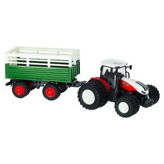 Traktor RC ciągnik rolniczy z przyczepą 2,4G 3,7V 500mAh