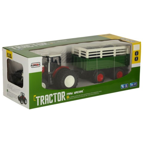 Traktor RC ciągnik rolniczy z przyczepą 2,4G 3,7V 500mAh