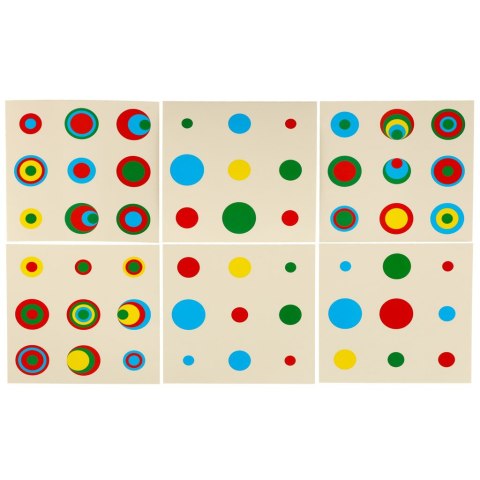 Odważniki cylindry drewniane montessori kolorowe