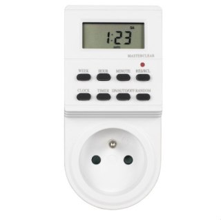 Programator czasowy cyfrowy włącznik wyłącznik prądu TS-EF1-2 VA0173 Vayox