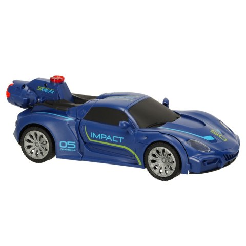 Transformer Revolt TRANSFORMING ROBOT RACER niebie