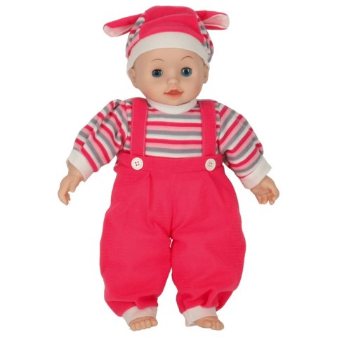 Lalka Maja bobas z dźwiękiem różowa 40cm