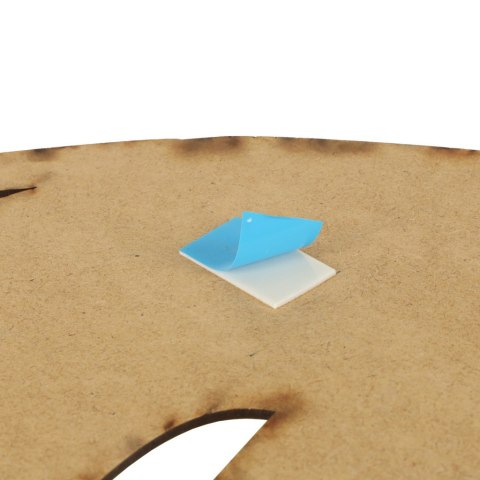 Miarka wzrostu żyrafa drewniana 125 cm naturalne drewno + tablica kredowa 32 x 44 cm