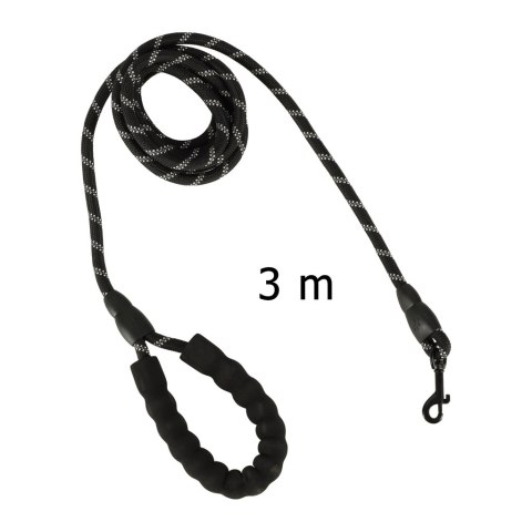 Smycz dla psa treningowa na lince wytrzymała odblaskowa 3m