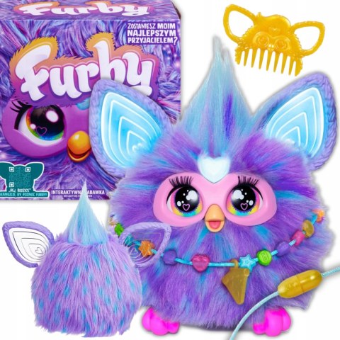 FURBY 2.0 Interaktywna niesamowita maskotka + ozdoby Hasbro wersja PL