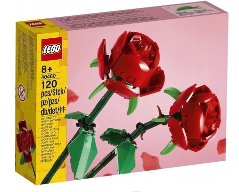 LEGO KWIATY OKOLICZNOŚCIOWE 40460 RÓŻE zestaw klocków, bukiet prezent