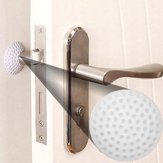 Odbojnik przyklejany stoper do drzwi 5 cm biały amortyzator