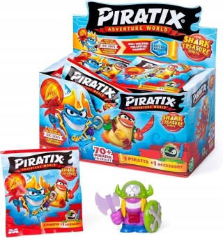 PIRATIX 2 - SERIA SHARK TREASURE - 1 SASZETKA KOLEKCJONERSKA Z FIGURKĄ