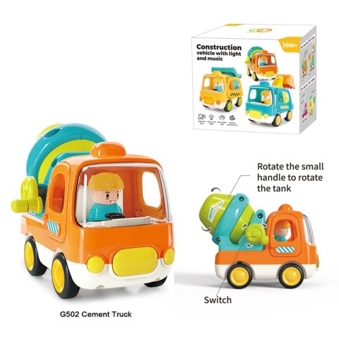 Pojazd Betoniarka Dla Najmłodszych