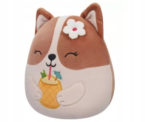 Squishmallows original Regina Pies Corgi Maskotka Pluszak do Przytulania