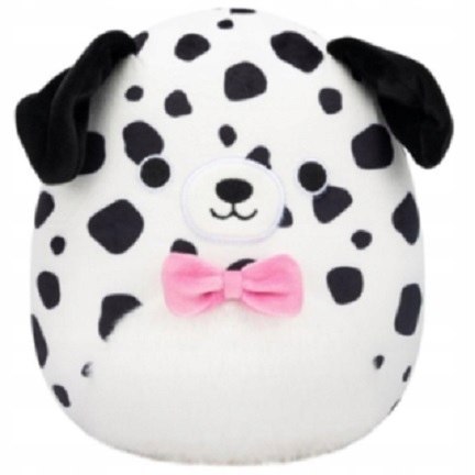 Squishmallows original maskotka pluszak pies dalmatyńczyk Dustin 19cm