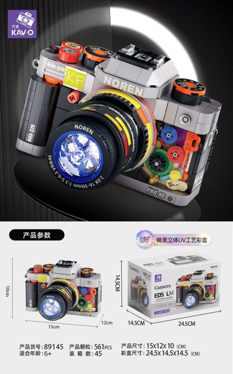 Aparat z Klocków Konstrukcyjnych – Zestaw 561 elementów