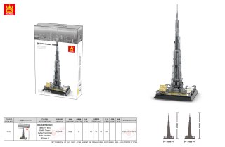 Zestaw Klocków Seria Budynki Burj Khalifa 555el.