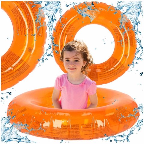 BESTWAY 36022 Koło do pływania dmuchane pomarańczowe 51cm max 21 kg 3-6lat