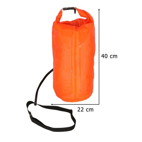 Bojka do pływania boja asekuracyjna ratunkowa pływacka kieszeń gwizdek 20l