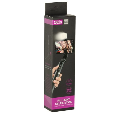 Kijek uchwyt do selfie lampa statyw tripod czarny