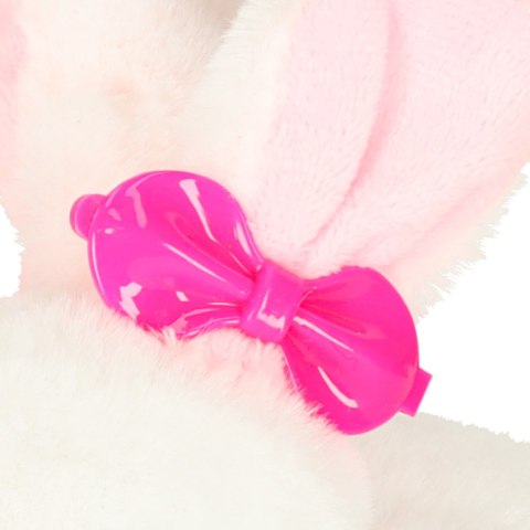 Królik króliczek z marchewką pluszowy chodzi rusza uszami