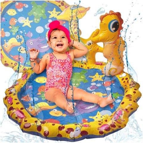 Mata wodna zraszacz fontanna kurtyna wodna brodzik 98cm