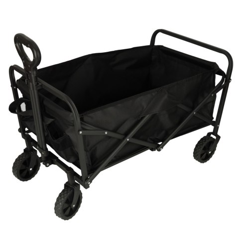 Wózek transportowy na zakupy plażowy składany turystyczny obracany 360 teleskopowy uchwyt