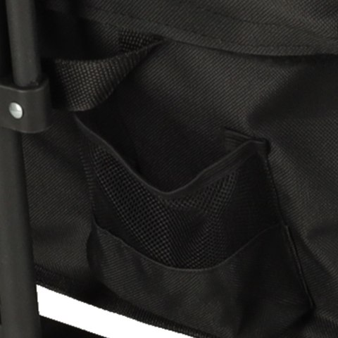 Wózek transportowy na zakupy plażowy składany turystyczny obracany 360 teleskopowy uchwyt