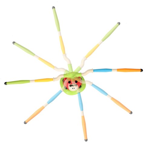 Gra sportowa zręcznościowa dla dzieci skakanka rzut do celu wyrzutnia biedronka 3w1