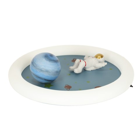 Lampa LED sufitowa plafon do pokoju dziecięcego ściemniana LUMELA + pilot astronauta