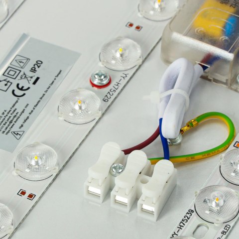 Lampa LED sufitowa plafon do pokoju dziecięcego ściemniana LUMELA + pilot chmurka niebieska