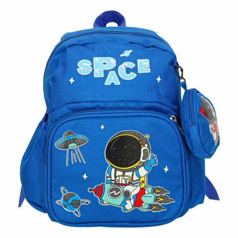 Plecak dla przedszkolaka szkolny dziecięcy astronauta 30x14x23cm