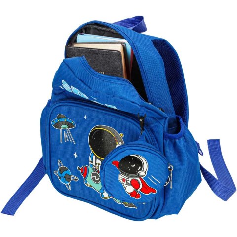 Plecak dla przedszkolaka szkolny dziecięcy astronauta 30x14x23cm